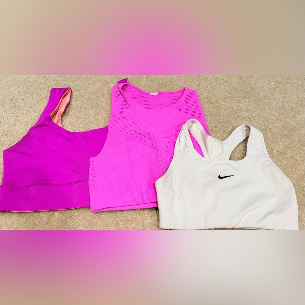 Sports Bra Bundle - 3 for $15! - Nike (XS) & 2x Fabletics (M)